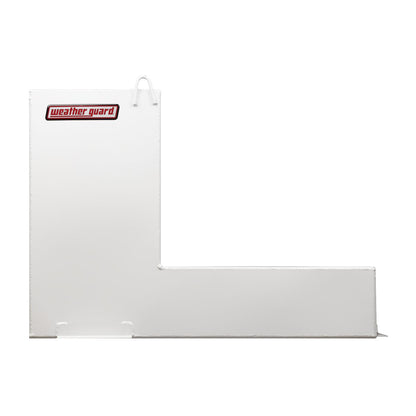 Weather Guard 110-Gallon L-Shape Steel Transfer Tank White 362-3-02