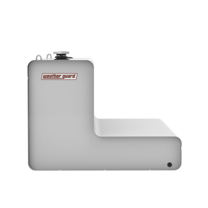 Weather Guard L-Shape Transfer Tank - 110 Gallon, White - 362-3-03