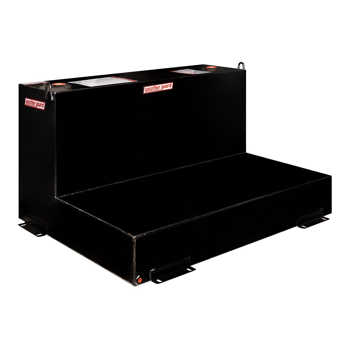 Weather Guard 110-Gallon L-Shape Steel Transfer Tank Gloss Black 362-5-02
