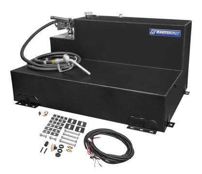 Transfer Flow 100-Gallon Steel L-Shaped Transfer Tank With Pump - 0800109418