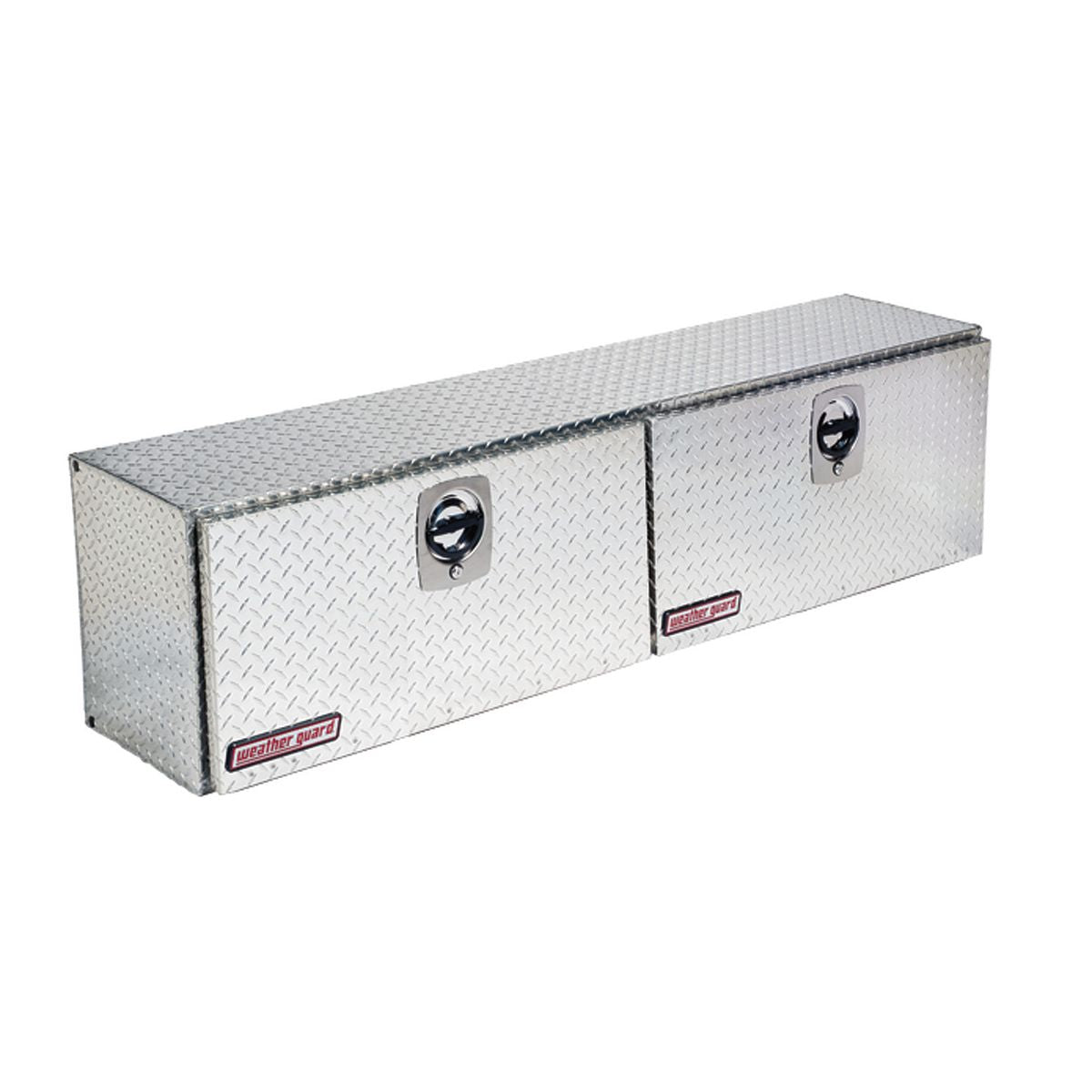 Weather Guard Aluminum Top Mount Box - 72.25-in x 13.25-in x 16-in - Aluminum - 372-0-02