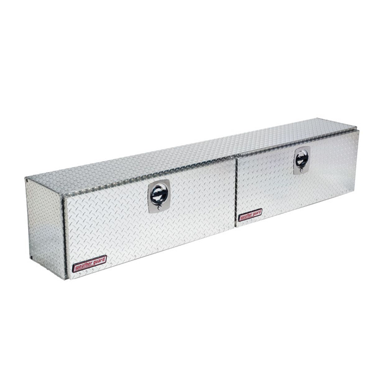 Weather Guard Aluminum Top Mount Box - 90.25-in x 13.25-in x 16-in - Aluminum - 390-0-02