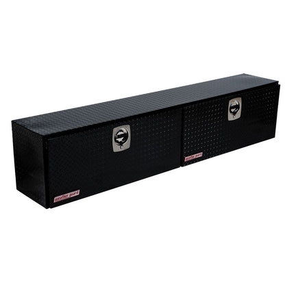 Weather Guard Aluminum Top Mount Box - 90.25-in x 16.25-in x 18-in - Gloss Black - 391-5-02