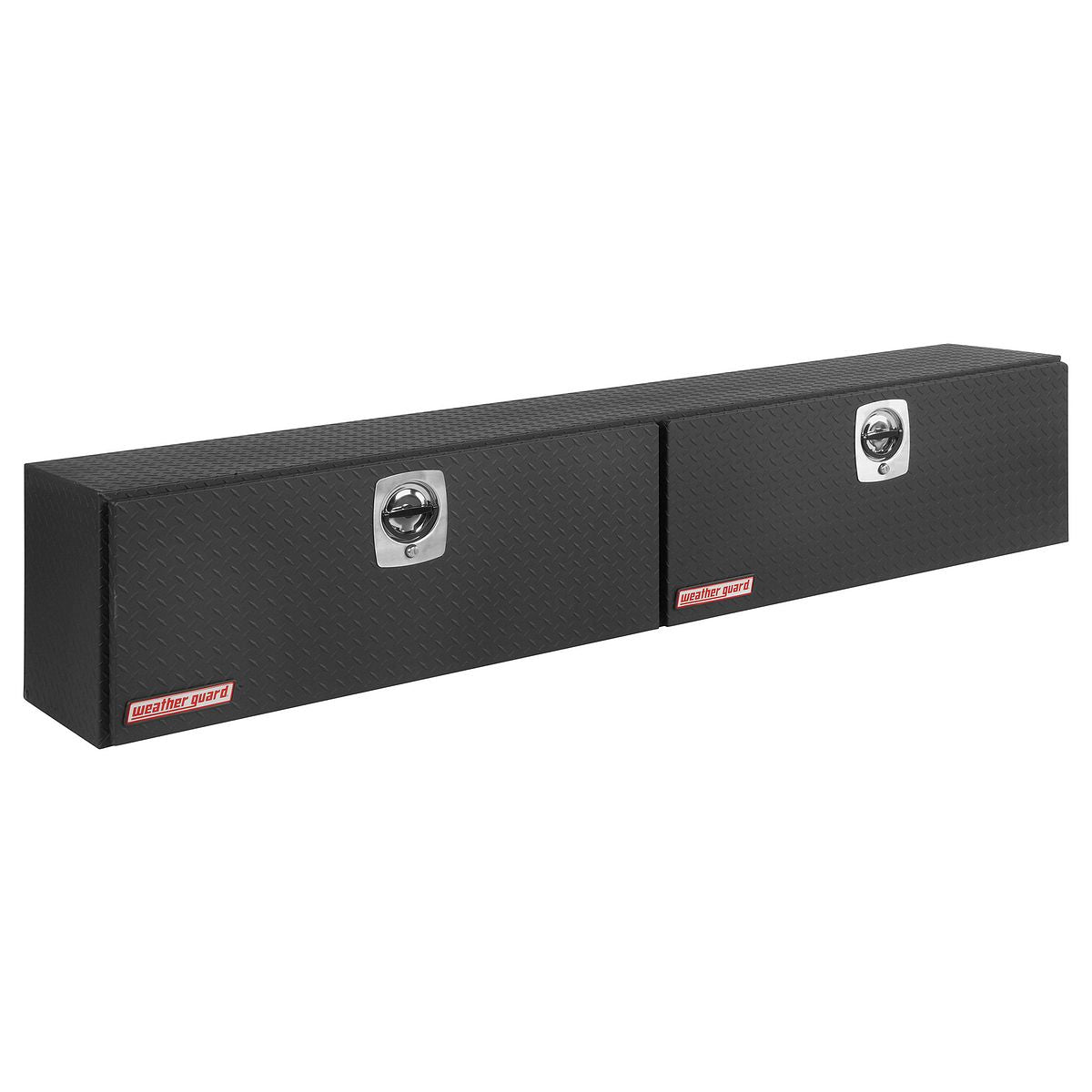 Weather Guard Aluminum Top Mount Box - 90.25-in x 16.25-in x 18-in - Textured Matte Black - 391-52-02