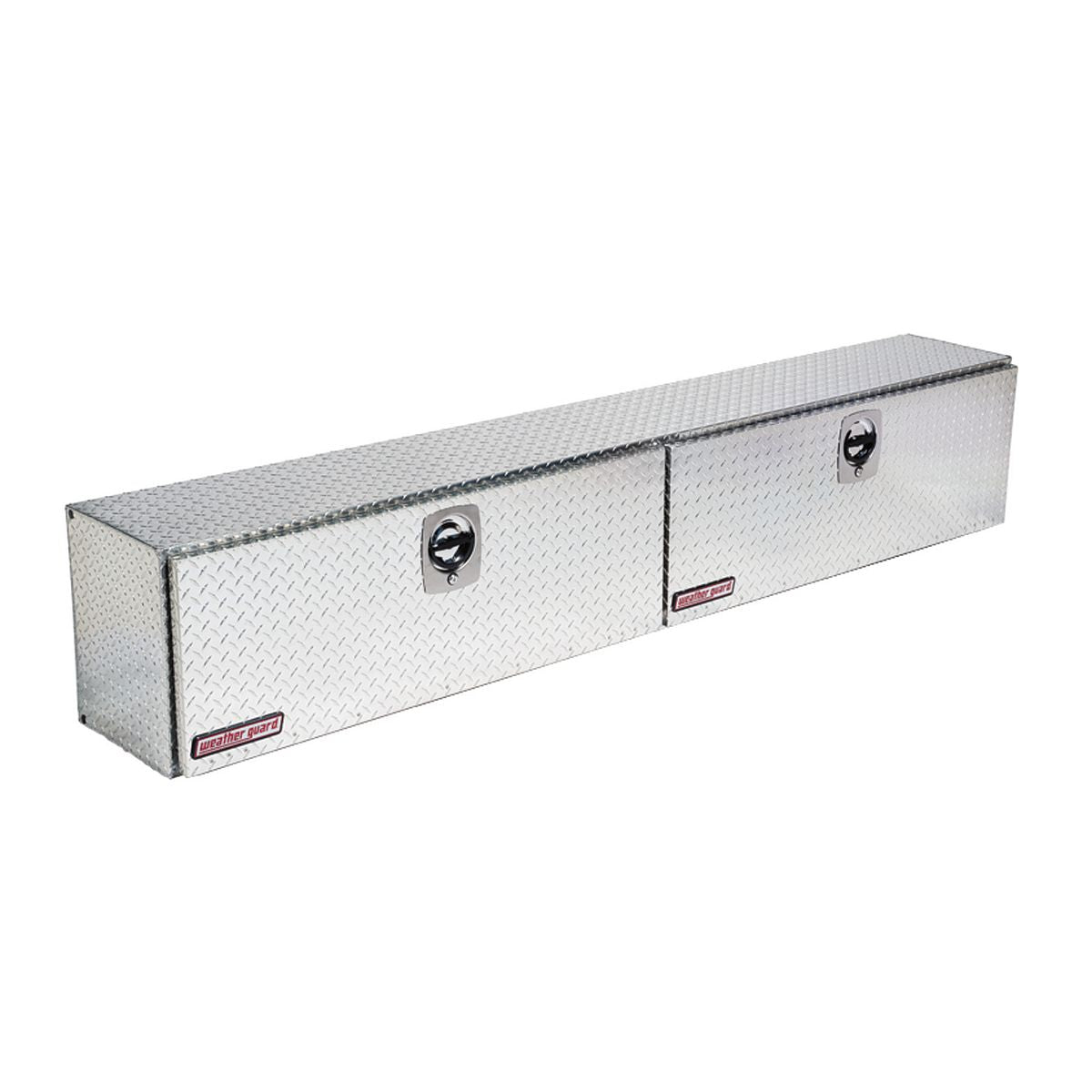 Weather Guard Aluminum Top Mount Box - 96.25-in x 13.25-in x 16-in - Aluminum - 396-0-02
