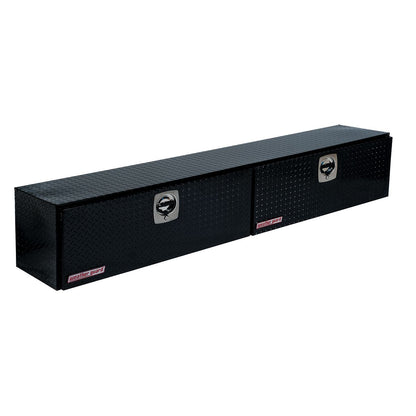 Weather Guard Aluminum Top Mount Box - 96.25-in x 13.25-in x 16-in - Gloss Black - 396-5-02