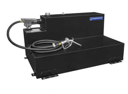 Transfer Flow 100-Gallon Steel L-Shaped Transfer Tank With Pump - 0800109418