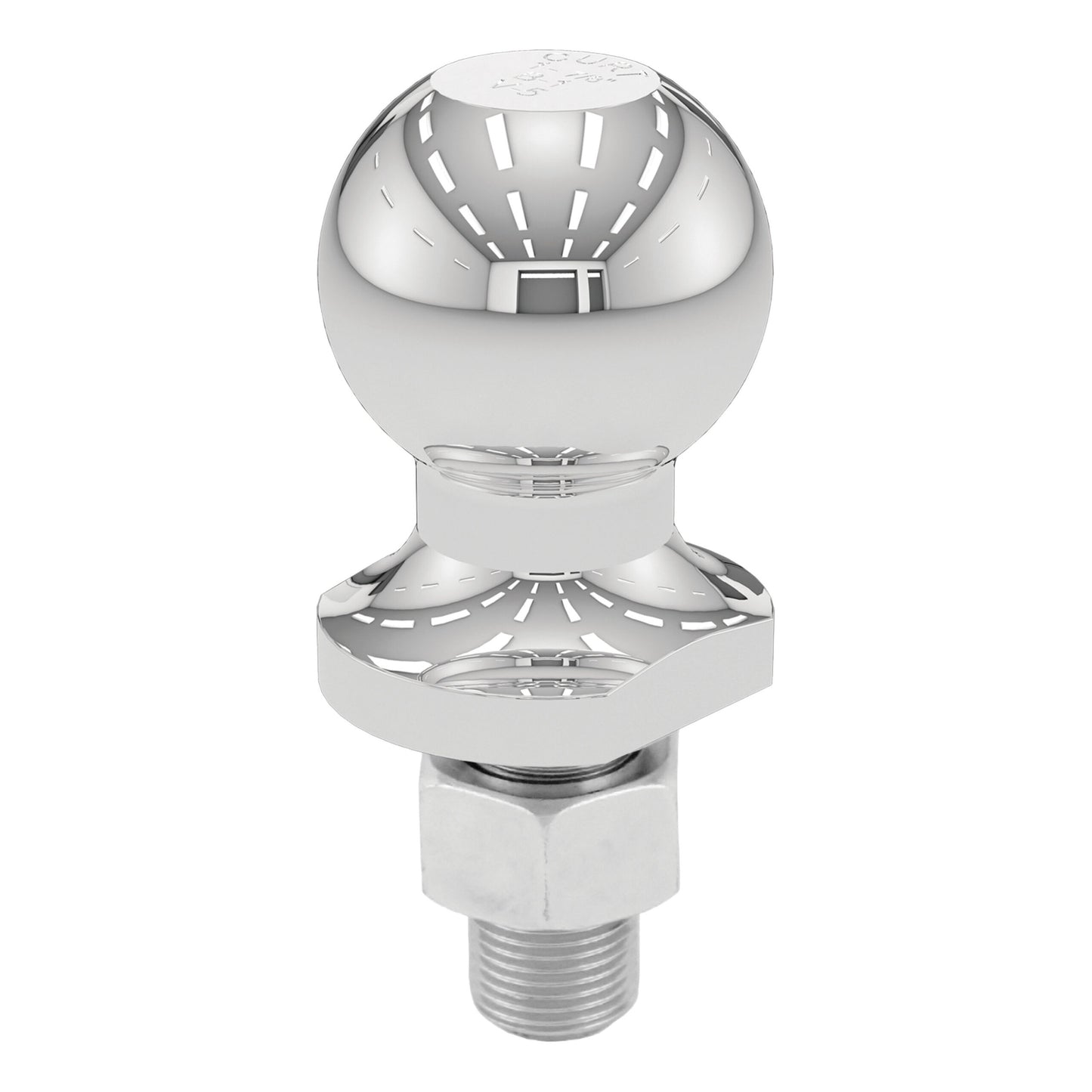 CURT 1-7/8" Trailer Ball (3/4" x 1-5/8" Shank, 2,000 lbs., Chrome) - 40001