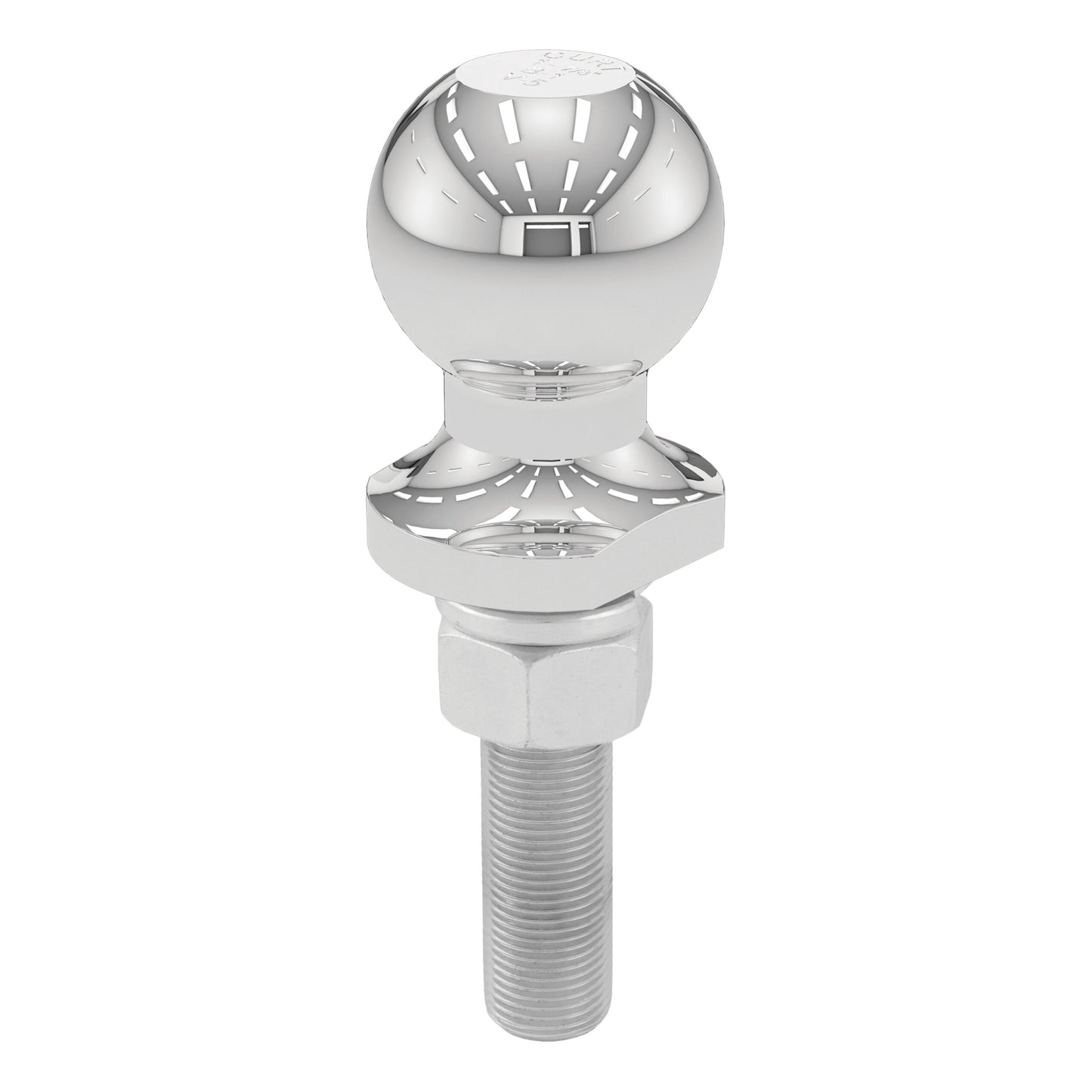 CURT 1-7/8" Trailer Ball (3/4" x 3" Shank, 2,000 lbs., Chrome) - 40016
