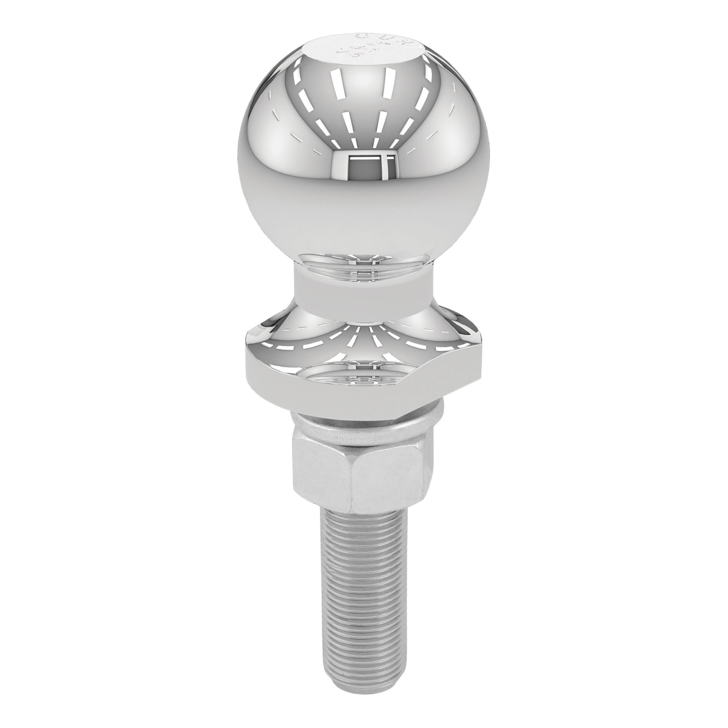 CURT 2" Trailer Ball (3/4" x 3" Shank, 3,500 lbs., Chrome) - 40019