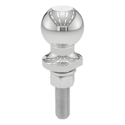 CURT 2" Trailer Ball (3/4" x 3" Shank, 3,500 lbs., Chrome) - 40019