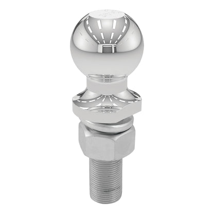 CURT 2" Trailer Ball (1" x 3" Shank, 6,000 lbs., Chrome) - 40020
