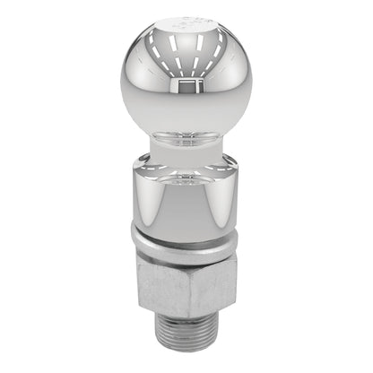 CURT 2-5/16" Trailer Ball (1-1/4" x 2-5/8" Shank, 1" Rise, 10,000 lbs., Chrome) - 40035
