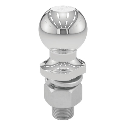 CURT 2" Trailer Ball (1" x 2-1/8" Shank, 7,500 lbs., Chrome) - 40037