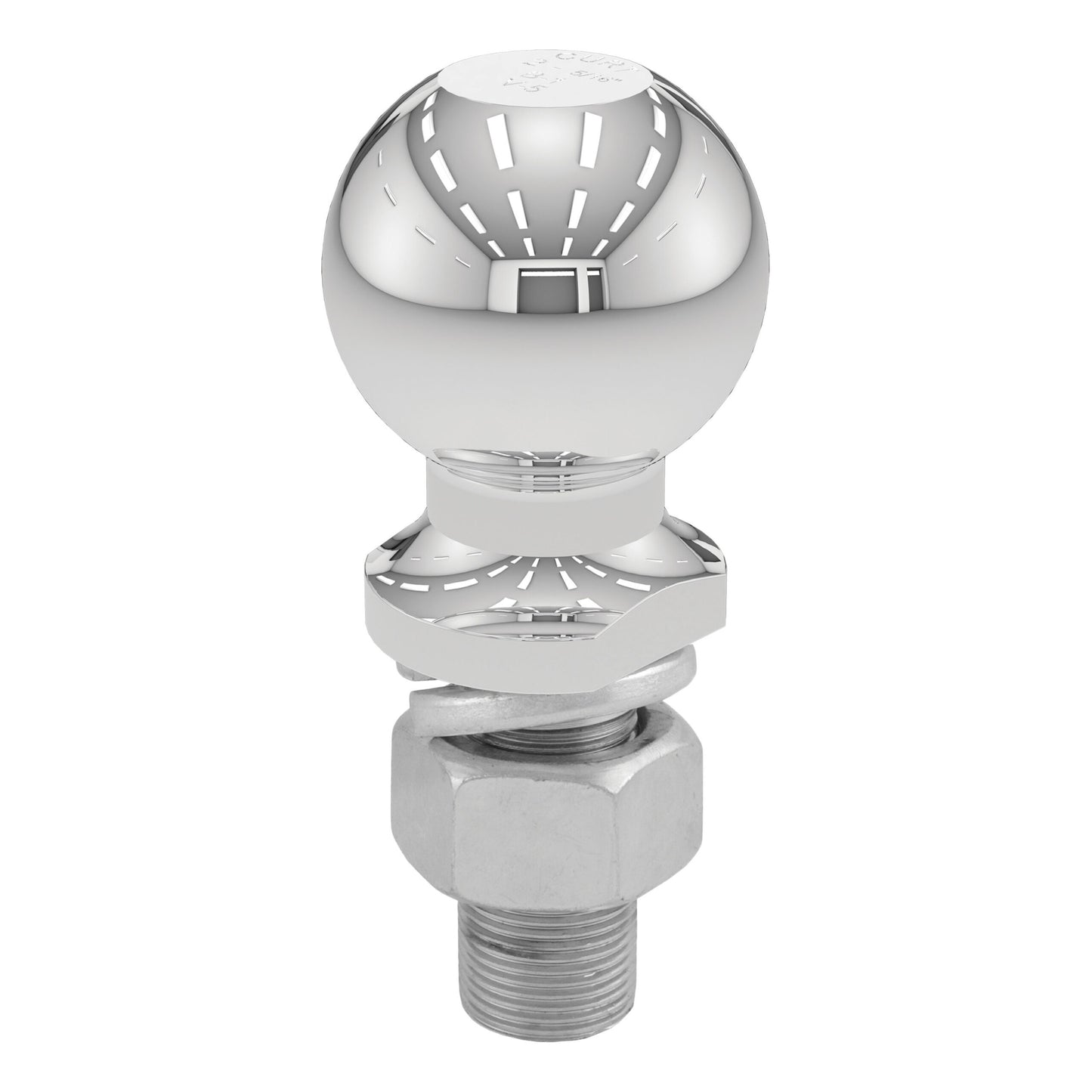CURT 2-5/16" Trailer Ball (1" x 2-1/4" Shank, 12,000 lbs., Chrome) - 40039