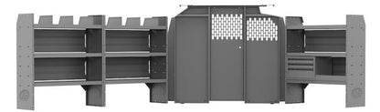 Commercial Bin Shelving Package for Chevy/GMC Express/Savana - 135-in WB