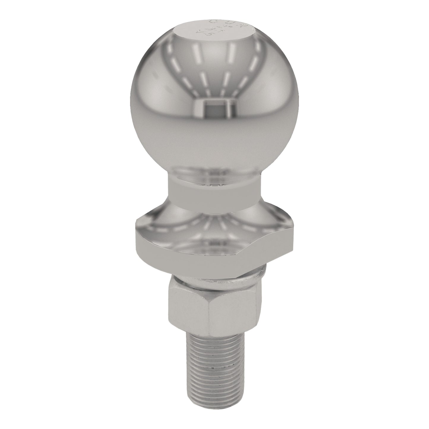 CURT 2" Trailer Ball (3/4" x 2-1/8" Shank, 3,500 lbs., Stainless) - 40052