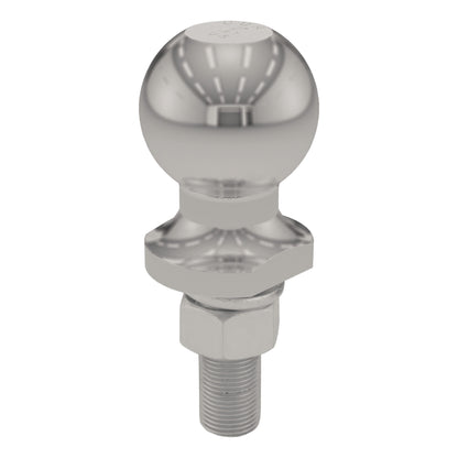 CURT 2" Trailer Ball (3/4" x 2-1/8" Shank, 3,500 lbs., Stainless) - 40052