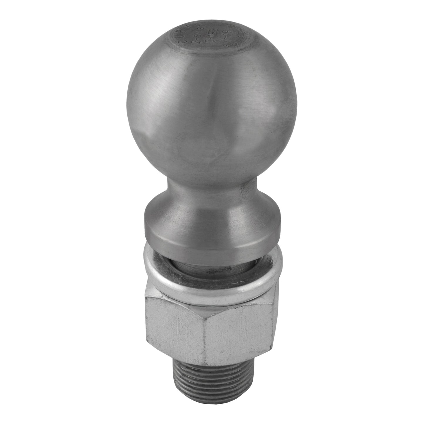 CURT 2-5/16" Trailer Ball (1-1/4" x 2-5/8" Shank, 30,000 lbs., Raw Steel) - 40085