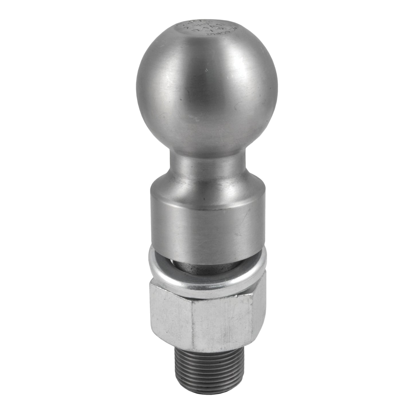 CURT 2-5/16" Trailer Ball (1-1/4" x 2-5/8" Shank, 25,000 lbs., Raw Steel) - 40086