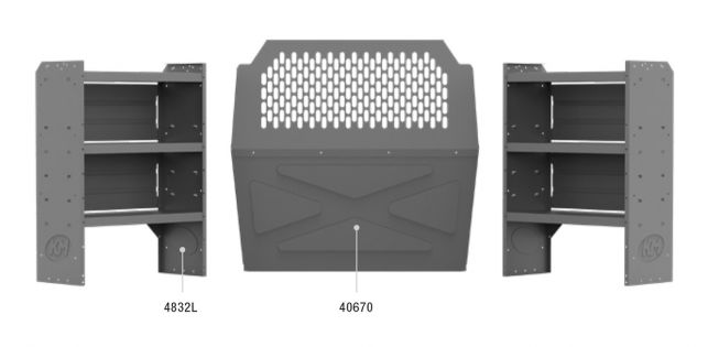 Commercial Shelving Package for Nissan NV200 & Chevy City Express