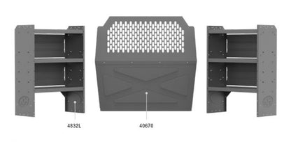 Commercial Shelving Package for Nissan NV200 & Chevy City Express