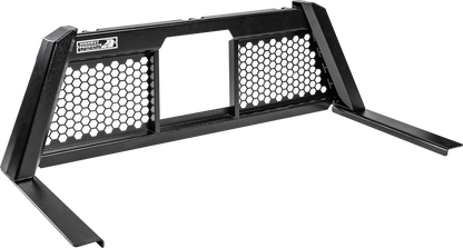 Highway Products Guardian Headache Rack Open Mesh, Smooth Black Upright, Smooth Black Center, Size 2 - 4011-036-BK62