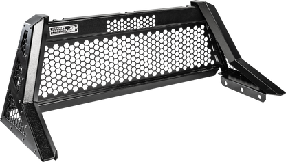 Highway Products Beast Headache Rack Full Mesh, Smooth Black Upright, Smooth Black Center, Size 5 - 4011-079-BK62