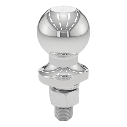 CURT 2" Trailer Ball (3/4" x 1-3/4" Shank, 3,500 lbs., Chrome, Packaged) - 40164