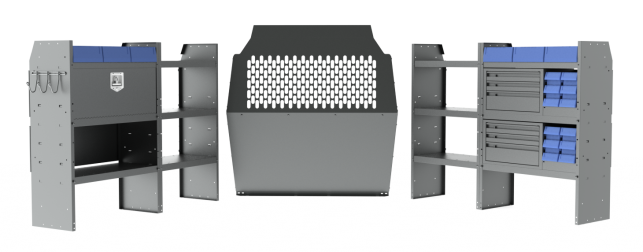 General Service Shelving Package for Nissan NV200 & Chevy City Express