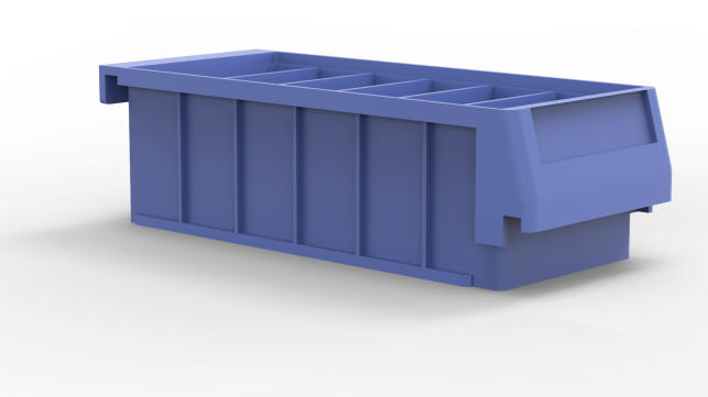 Small Parts Shelf Bin - 5" Plastic