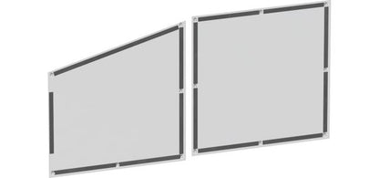 Partition Poly-Carbonate Panels To Cover Perforations (Use With 40640)