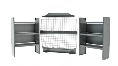 Commercial Shelving Package for Nissan NV200 & Chevy City Express - Wire Partition