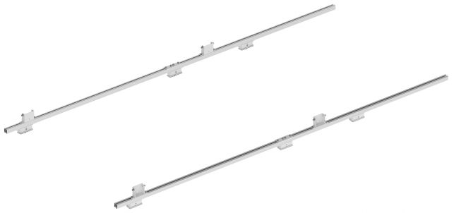 Mount Kit - Aluminum Full Length Rail - Sprinter, Promaster, Transit, NV