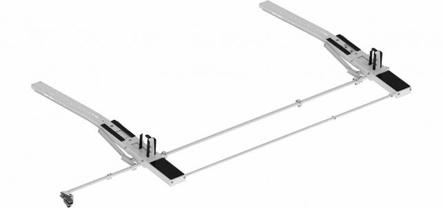 Drop-Down Ladder Rack Kit for Ford Transit - Mid Roof