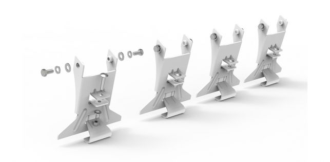 Ladder Rack Mount Kit - Chevy/GMC Express/Savana
