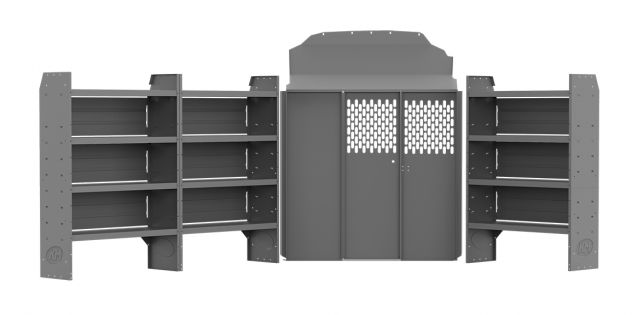 Base Shelving Package for Nissan NV - High Roof