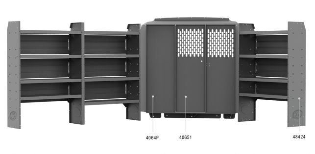 Base Shelving Package for RAM ProMaster - 118-in & 136-in WB