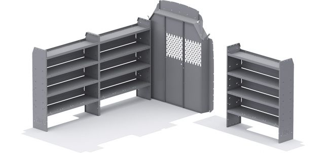 Base Shelving Package for Ford Transit - 148-in WB - High Roof