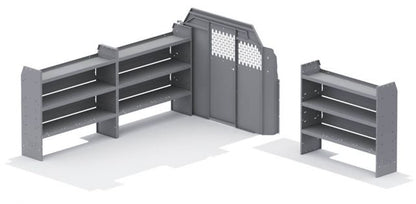 Base Shelving Package for Ford Transit - 148-in WB - Low Roof