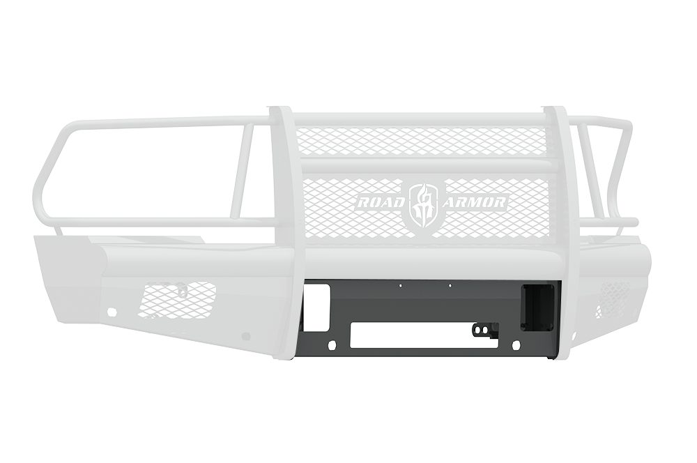 Road Armor Vaquero Front Bumper Accessory Non-Winch Plate 2010-2018 RAM 2500 3500 - 410V-NWP