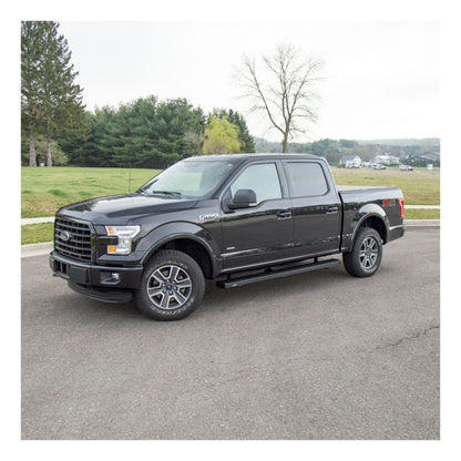 Luverne Grip Step 7" x 88" Black Aluminum Running Boards, Select Ford F-150