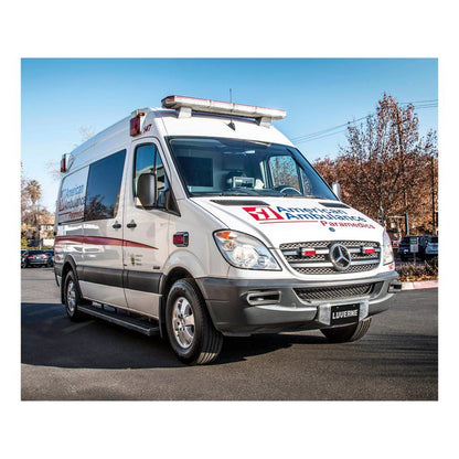 Grip Step 7" X 98" Black Aluminum Running Boards for Mercedes Sprinter