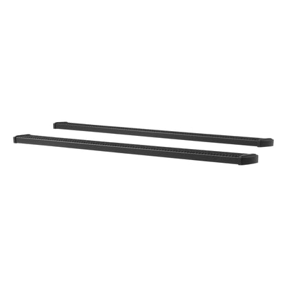 Luverne Grip Step 7" x 102" Black Aluminum Running Boards (No Brackets)