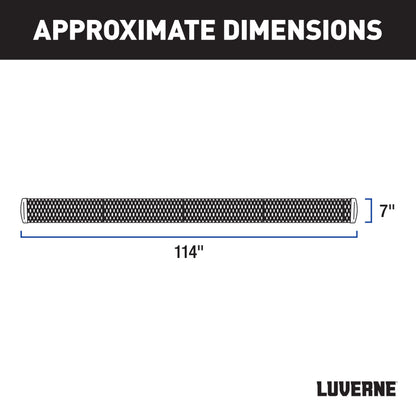 Luverne Grip Step 7" x 114" Aluminum W2W Running Boards, Select Ford F-250, F-350, F-450
