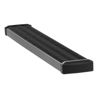 Luverne Grip Step 7" x 54" Black Aluminum Rear Step, Select Chevy Express, GMC Savana