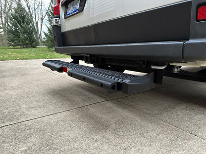Luverne Grip Step 7" x 54" Black Aluminum Rear Step Fleet Kit, Select Ram ProMaster