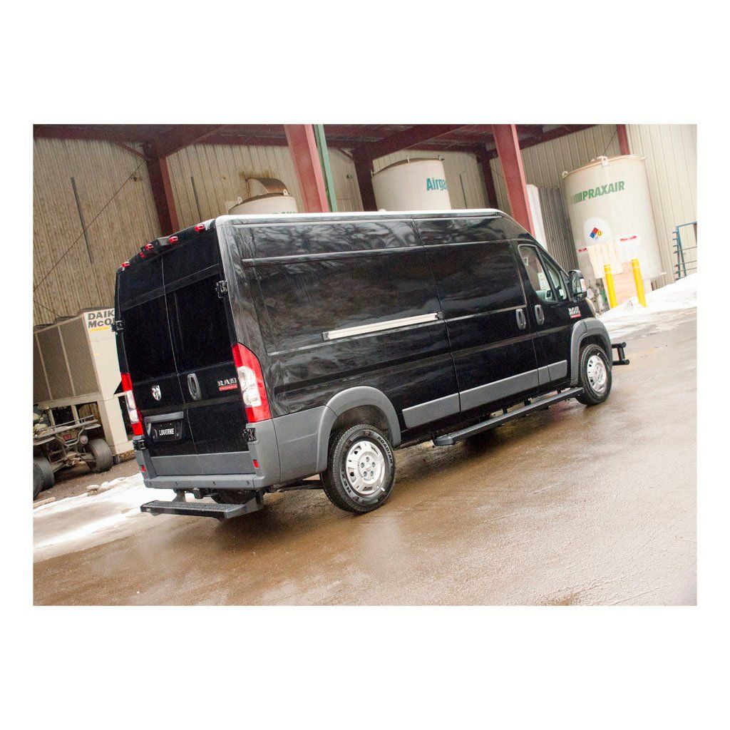 Grip Step 7" X 54" Black Aluminum Rear Step for RAM ProMaster