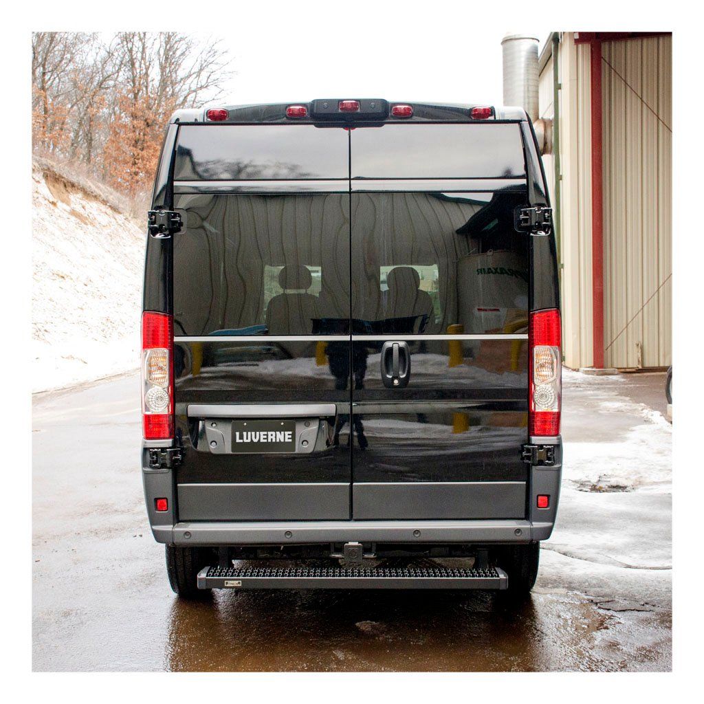 Grip Step 7" X 54" Black Aluminum Rear Step for RAM ProMaster