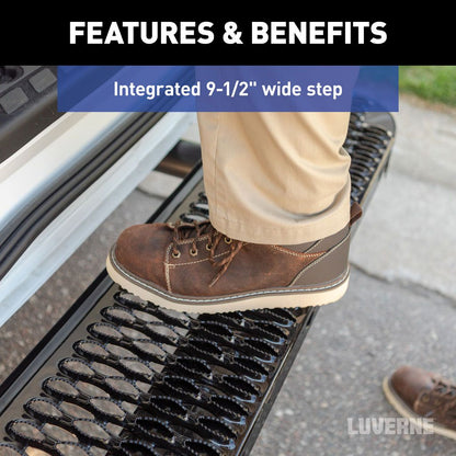 Luverne Shock-Absorbing Rear Bumper Step for Ford Transit